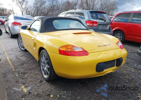 2002 Porsche Boxster S from USA, damaged, VIN WP0CB29872U660334